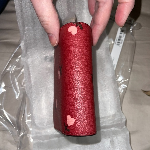 AUTHENTIC COACH NWT Snap Wallet With Heart Floral - Picture 12 of 14